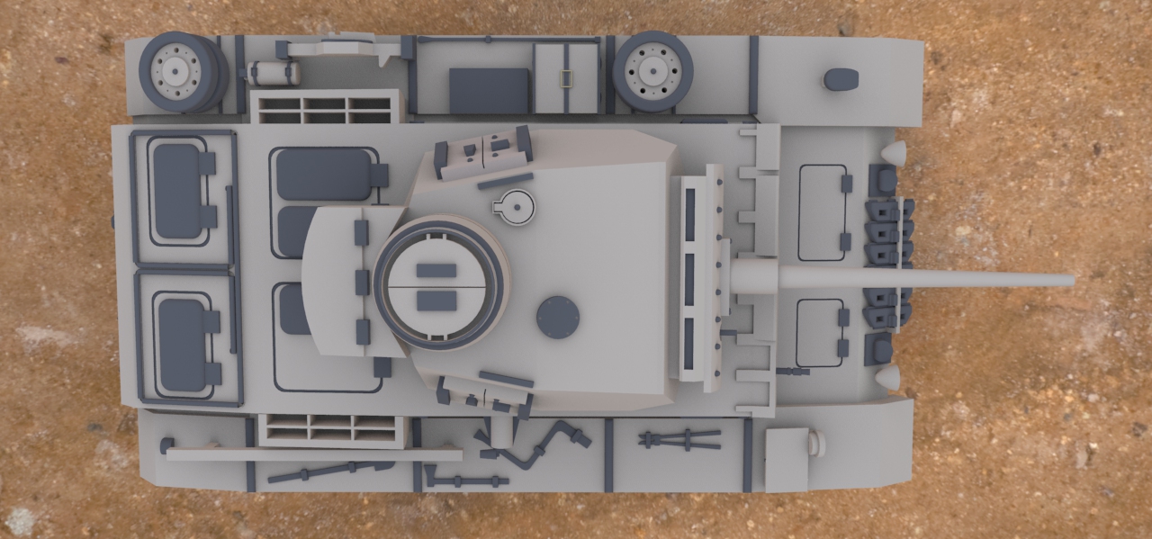 三号坦克坦克 战车 kpfw 3 ausf solidedge stp
